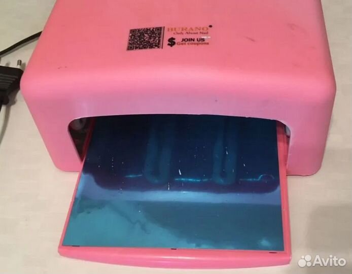 Уф лампа 36 W для сушки лака, Runail 9 вт