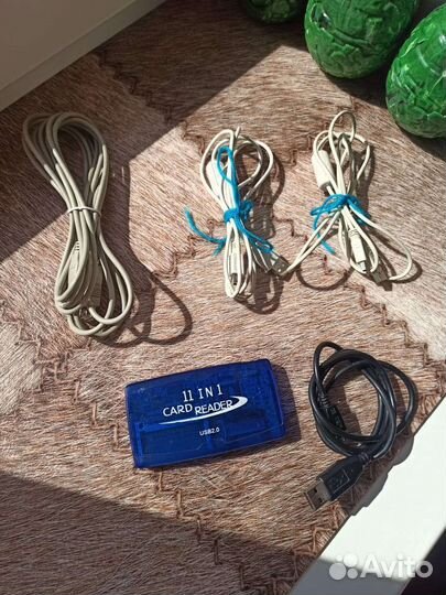 USB удлинители, картридер, Canon