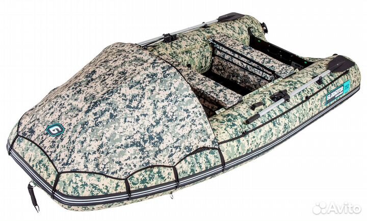 Лодка Gladiator E350PRO camo в кредит