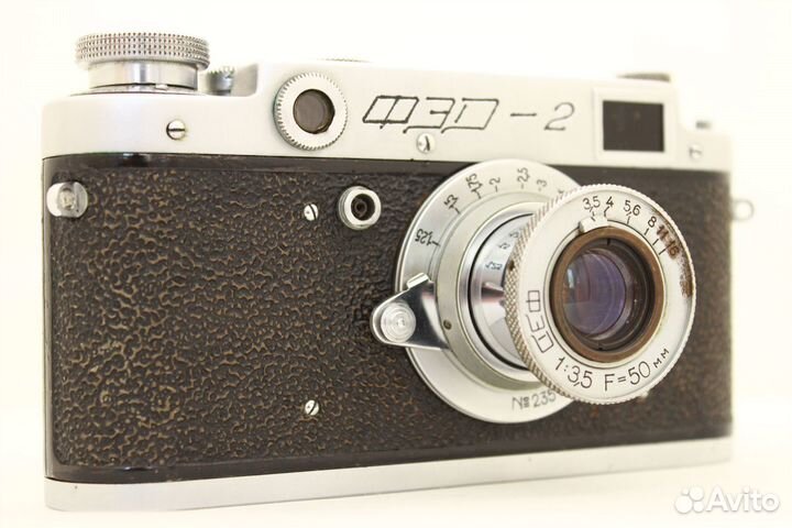 Фэд-2 фотоаппарат тубусный фэд-объектив №235164