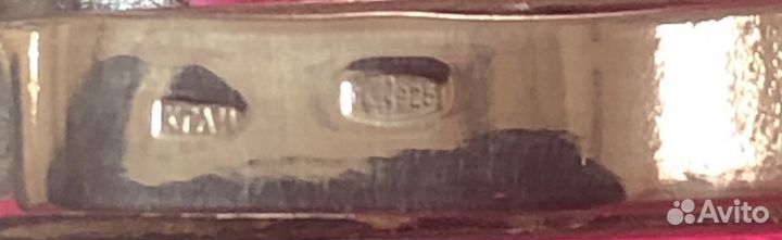 Серебряный зажим для галстука