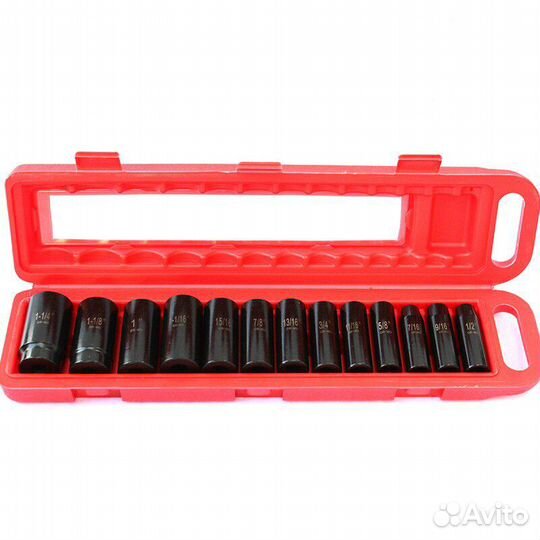 Набор головок ударных глубоких 14 предметов