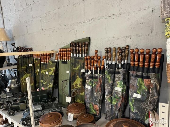 Шампура в наборе с колчаном чехлом