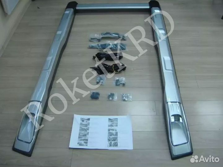 Рейлинги nissan xtrail j31 с 2007 с фарами