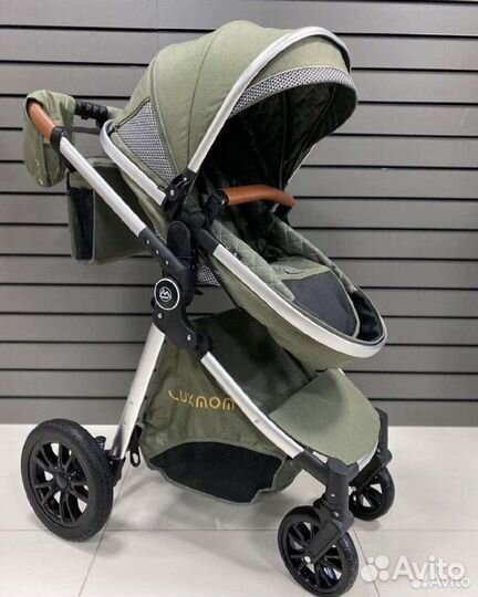 Коляска 3в1 luxmom v9, трансформер