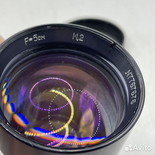 Объектив ро-109-1А 1:1,2 F5см Времен СССР
