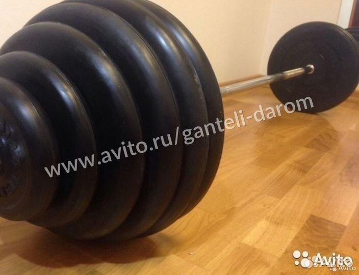 Штанга олимпийская общим весом весом 175 кг