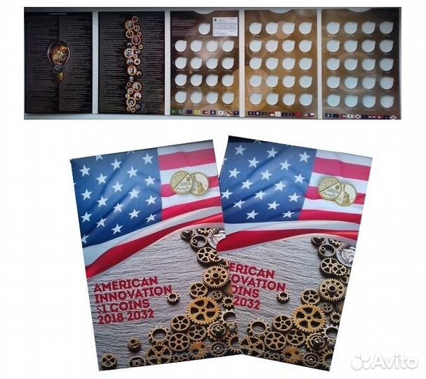 Альбомы для монет США