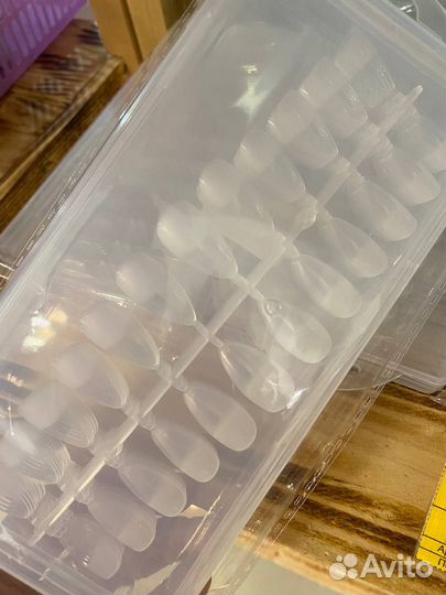 Гелевые типсы для наращивания ногтей