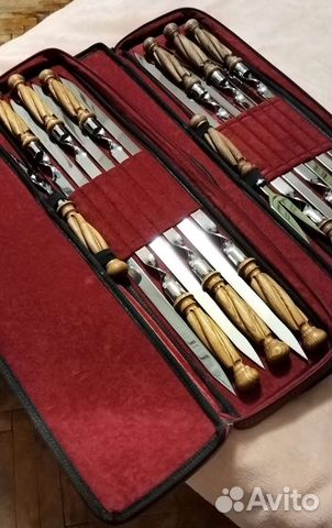 Набор шампуров подарочный