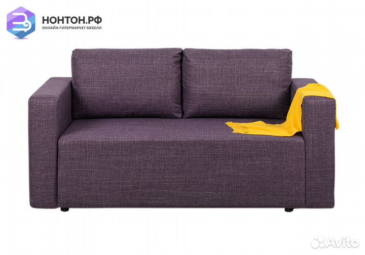 Диван еврокнижка Плей фиолетовый
