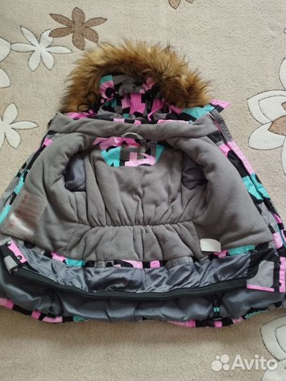Зимний костюм для девочки 110