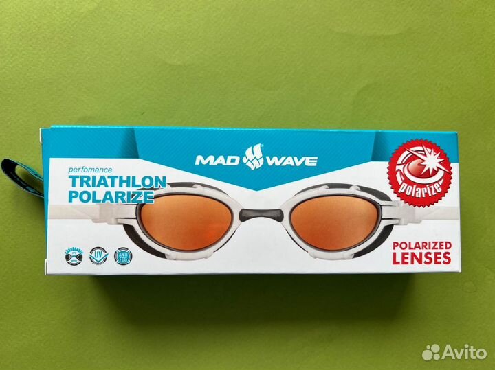 Очки для плавания MAD wave triathlon polarize