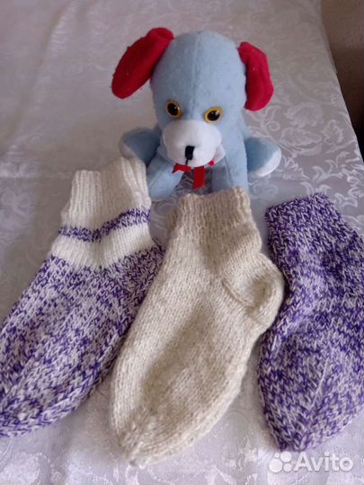 Носки шерстяные взрослые и детские