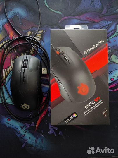 Игровая мышь steelseries rival 100