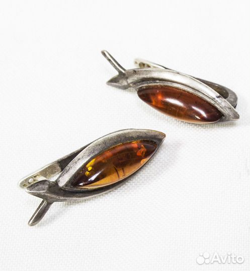 Кольцо Янтарь, серебро 925 проба, 17 размер, общий