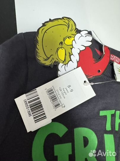 Лонгслив гринч george 128-134
