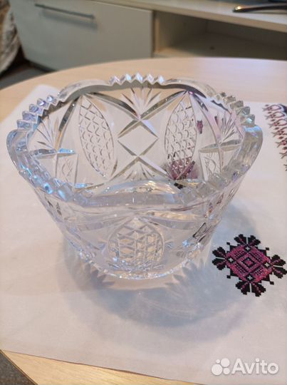 Хрустальный салатник СССР