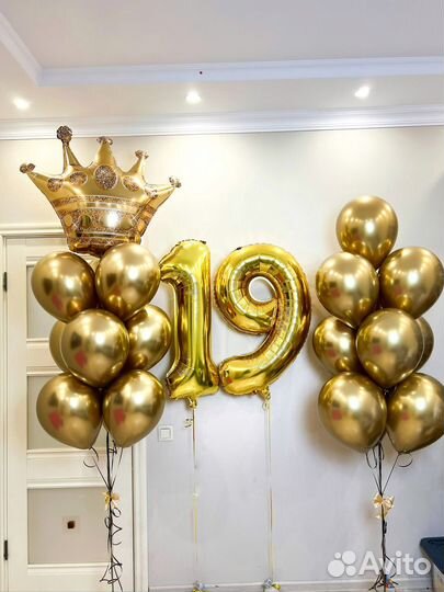 Воздушные шары с гелием на день рождения