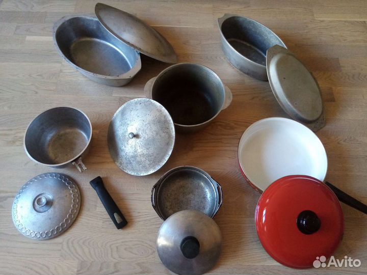 Утятницы. Сотейник. Казан. СССР