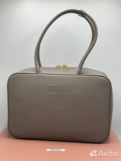 Сумка женская miu miu натуральная кожа