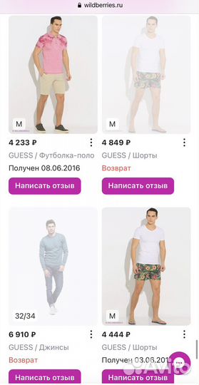 Шорты мужские Guess