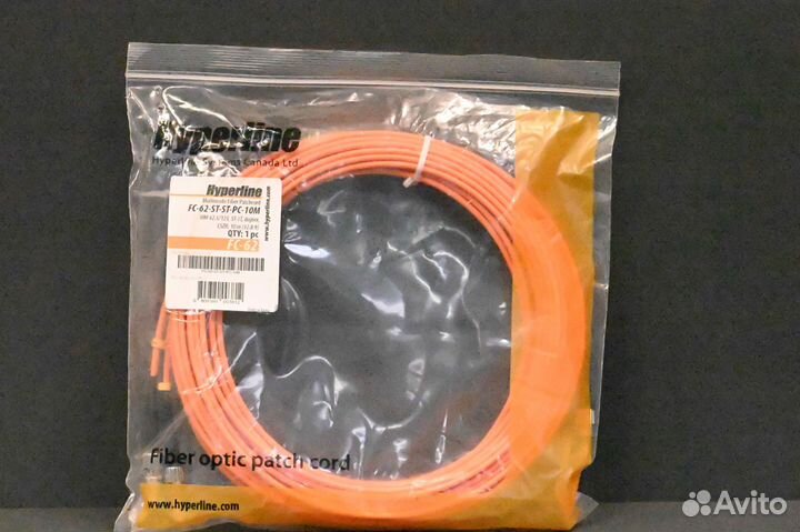 Hyperline FC-62-ST-ST-PC-10M новый, 3 шт