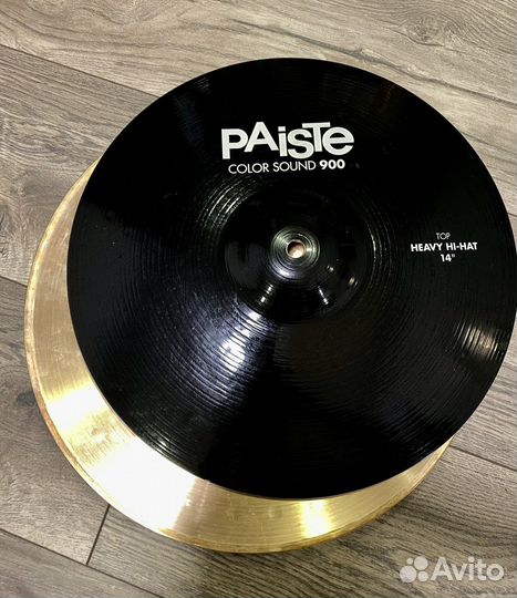 Тарелки paiste color black,hi-hat 14,crash 16,18