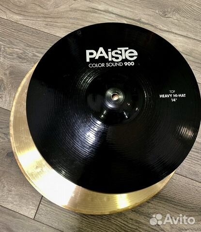 Тарелки paiste color black,hi-hat 14,crash 16,18