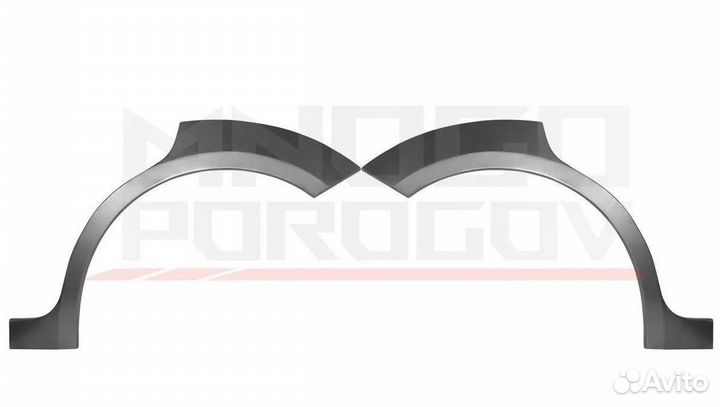 Арки ремонтные (цинк) Chery Tiggo T11