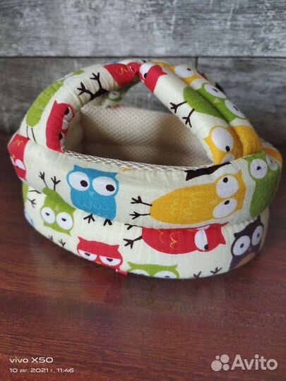 Детский шлем защитный, учимся ходить