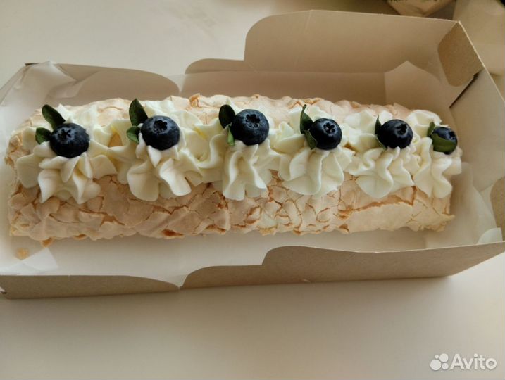 Меренговый рулет