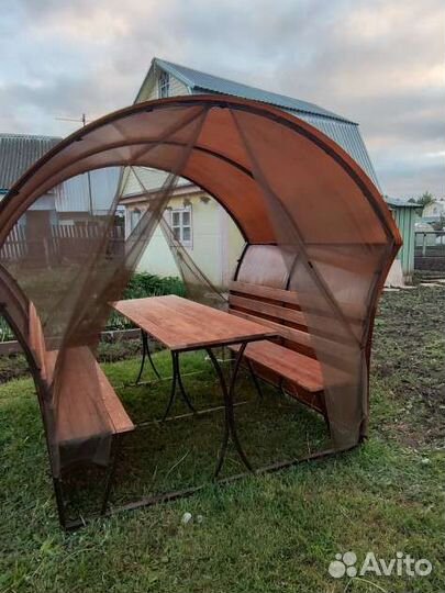 Беседка для сада летняя