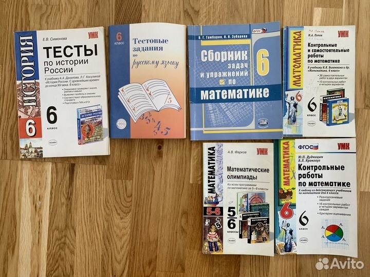 Рабочие тетради и сборники 6 класс