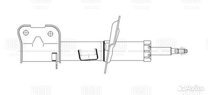 Trialli AG08312 Амортизатор для а/м Hyundai Santa Fe (09) /Kia Sorento (09) рестайл. (стойка) перед