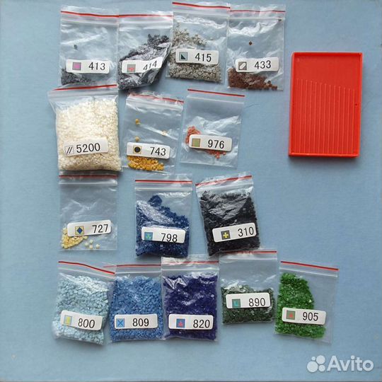 Мозаика разноцветная