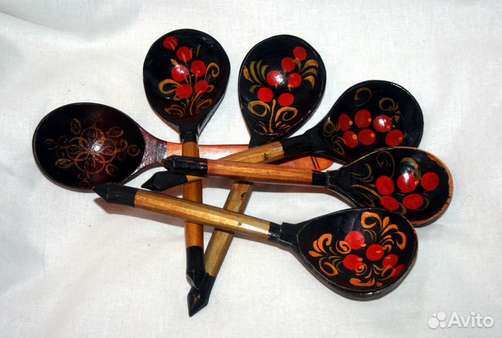 Ложки Хохломская роспись