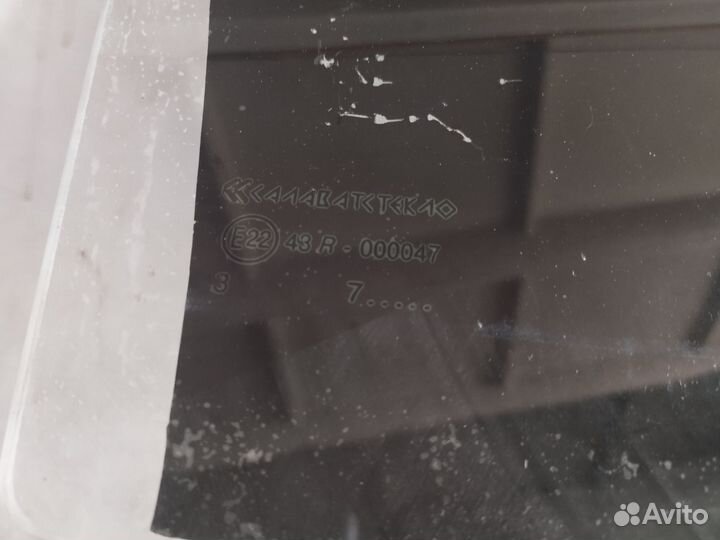 Стекло задней правой двери шевроле ланос