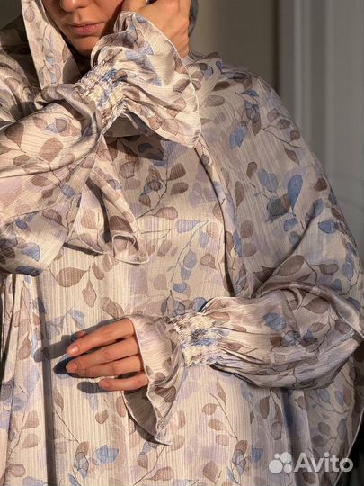 Платье намазник с шарфом