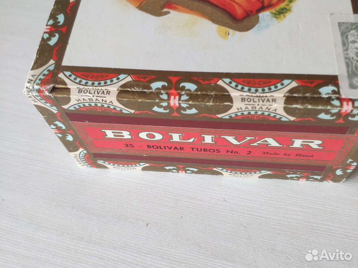 Коробка из-под кубинских сигар.bolivar