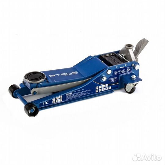 Домкрат подкатной 3 т, 75-505 мм Stels 51137
