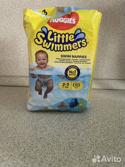Подгузники для плавания little swimmers