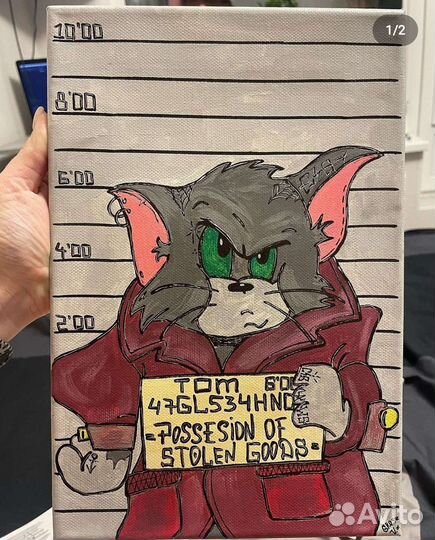 Холст том а4 акрил