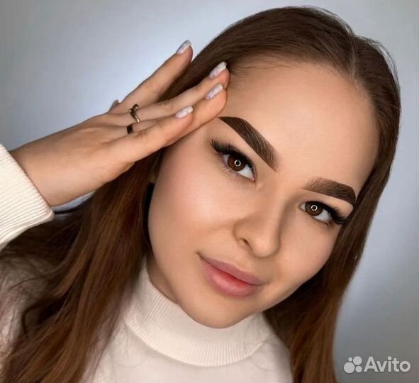 Перманентный макияж бровей губ и век татуаж