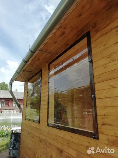 Мягкие пвх окна на беседку