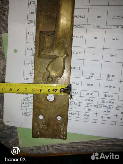 Дверная ручка старинная торг