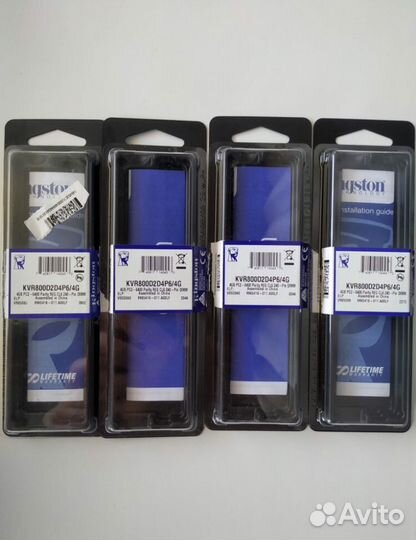 Память DDR2 4Gb Kingston KVR800D2D4P6/4G ECC Regis