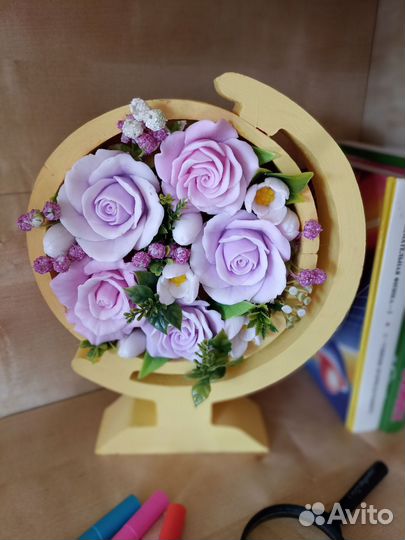 Букет из мыла на день учителя