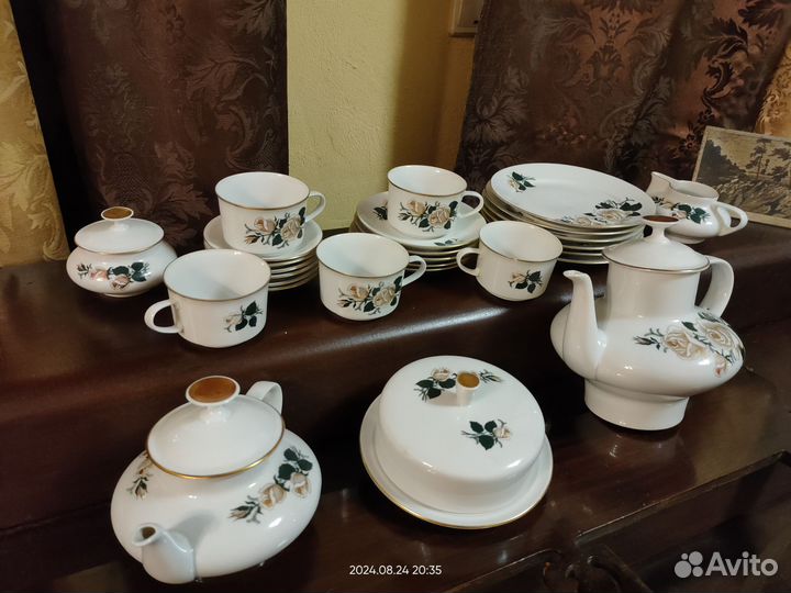 Чайный сервиз. ГДР. Винтаж