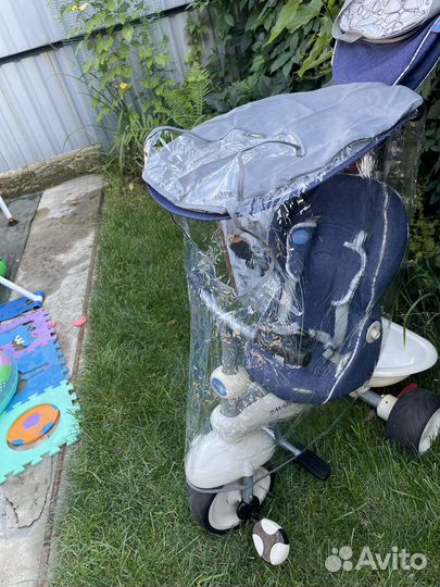 Детский Трехколесный велосипед с ручкой